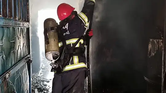 Yangında evi küle dönen yaşlı kadının cenazesine ulaşıldı