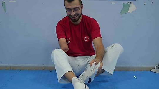 Yanlış girdiği binada, Avrupa şampiyonu oldu