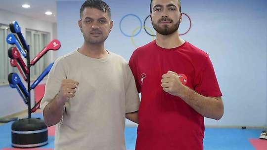 Yanlış girdiği binada, Avrupa şampiyonu oldu