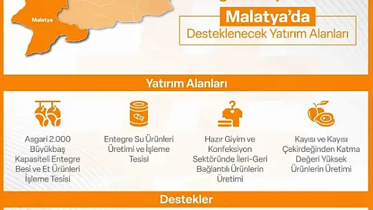 Yerel kalkınma hamlesi teşvik programı ile yatırımcılara 240 Milyon TL'ye kadar destek