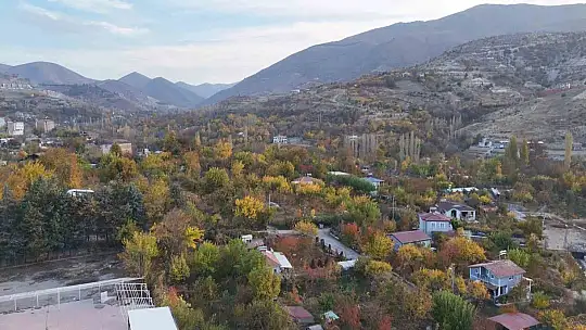 Yeşilyurt'ta sonbaharda kartpostallık görüntüler ortaya çıktı