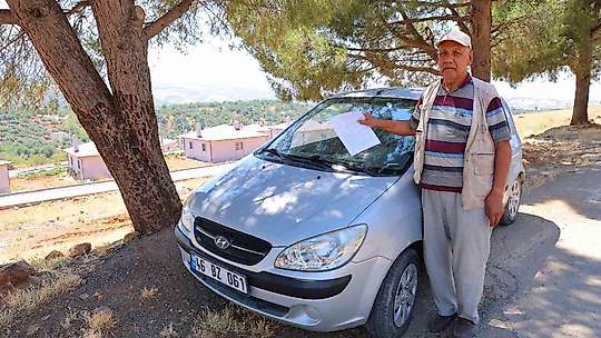 Yol çalışması mağduru oldu, 10 bin lira ceza kesildi