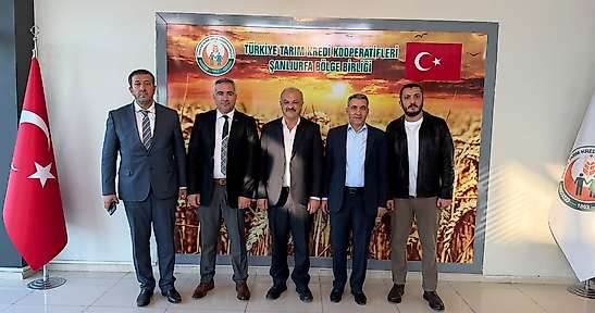 Başkan Olgun'dan Tarım Kredi Kooperatifleri Şanlıurfa Bölge Müdürlüğü'ne ziyaret