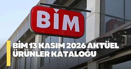 BİM 13 Kasım 2026 aktüel ürünler kataloğu