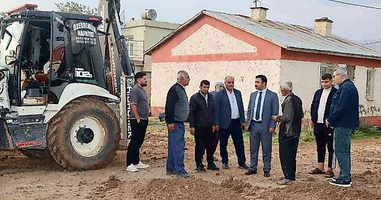 Kahta'da Köylerin Altyapı Çalışmaları Yerinde İncelendi