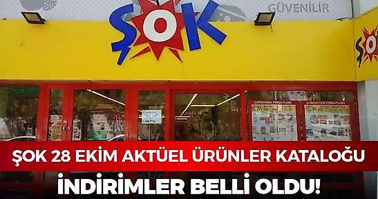 ŞOK 28 Ekim 2026 aktüel ürünler kataloğu