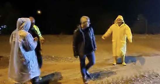 Tut'ta şiddetli yağış sele neden oldu