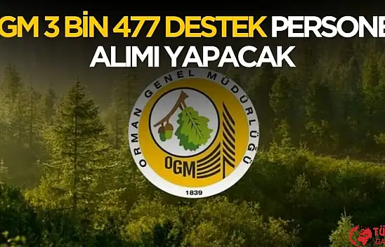 OGM 3 bin 477 destek personeli alımı yapacak