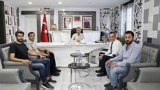 Karayolları Bölge Müdürü Güneş ve Ekibi Kılınç'ı Ziyaret Etti