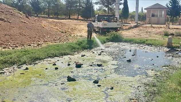 Adıyaman'da İlaçlama Çalışmaları Sürüyor