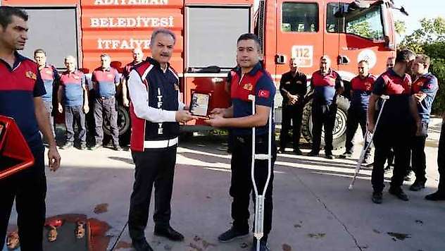 Kılınç, İtfaiyecileri Ziyaret Etti, Haftalarını Kutladı