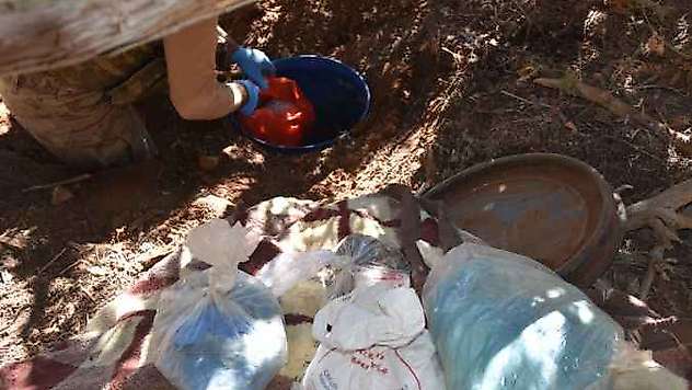 PKK'nın Toprağa Gömülü Malzemeleri Yakalandı