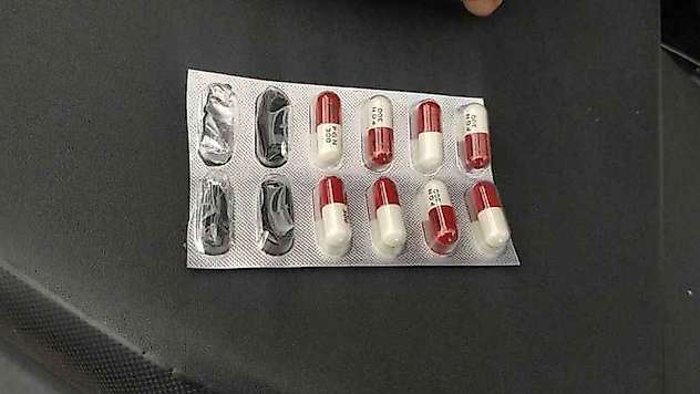 Durdurulan kişide Uyuşturucu Hap Bulundu