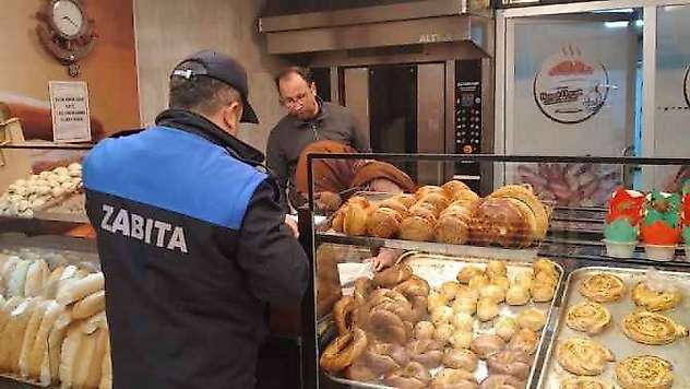 Zabıta ekiplerinden fırınlara gece denetimi