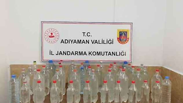 Jandarmadan sahte alkol operasyonu