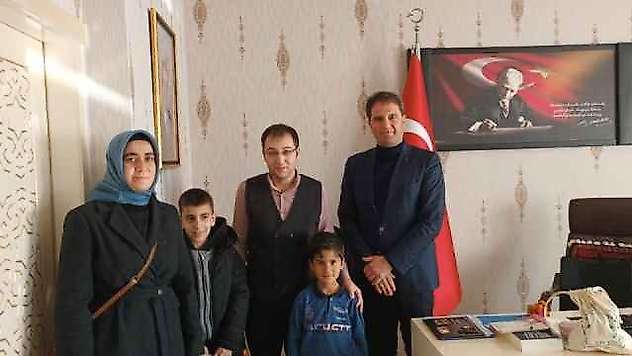 İlkokul öğrencilerinden Kaymakam Ünsal'a ziyaret