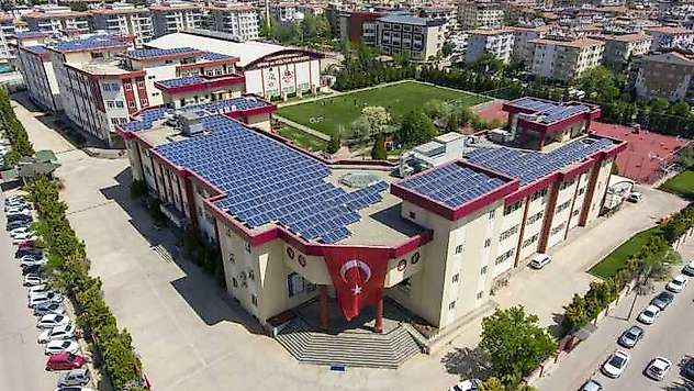 SANKO Okulları elektrik ihtiyacını 'Güneş'ten karşılıyor