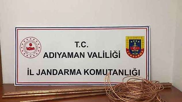 Adıyaman'da Yaklaşık 10 Bin Değerinde Bakır Çubuk Hırsızlığı