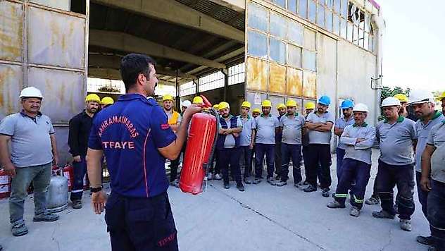 Büyükşehir İtfaiyesi'nden Yangına Müdahale Eğitimi