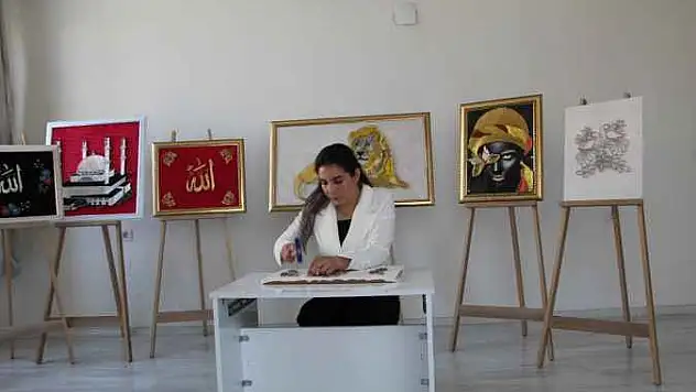 Suriye savaşından kaçtı Batman'da Türkçe'yi ve Filografi sanatını öğrendi