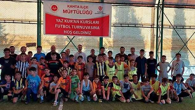 Kahta'da Yaz Kur'an Kursları Futbol Turnuvası Başladı