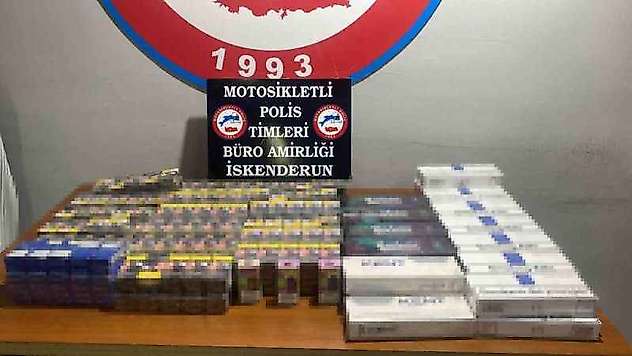 630 Paket Kaçak Sigara Ele Geçirildi