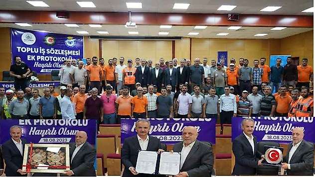 Adıyaman Belediyesi ile Hizmet-İş Sendikası Ek Protokol İmzaladı