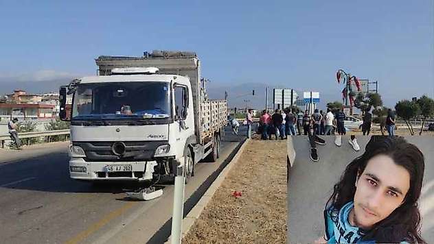 Kamyon İle Motosikletin Çarpış: 1 Ölü