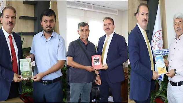 Eğitimci Yazarlardan İl Milli Eğitim Müdürü Tosun'a Ziyaret