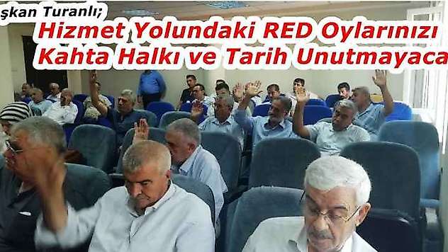 Başkan Turanlı  'Beni Değil, Kahta Halkına Yapılacak Hizmetleri Engelliyorsunuz'