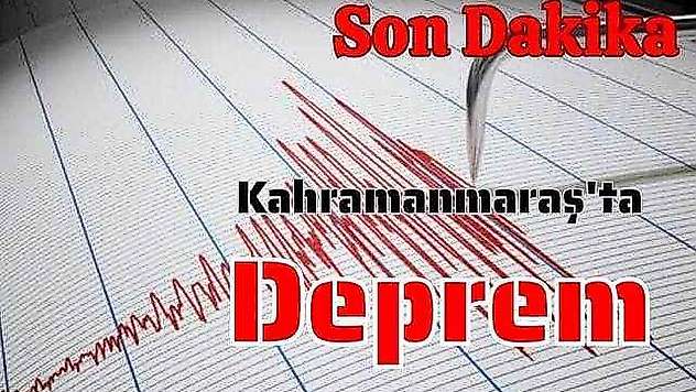 Kahramanmaraş'ta Deprem