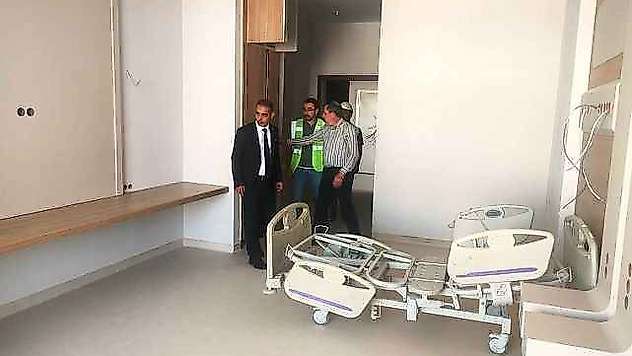 Başhekim Şirik, örnek odaları inceledi