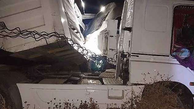 Tır Sürücüsü Ağır Yaralandı, Onlarca Hayvan Telef Olu