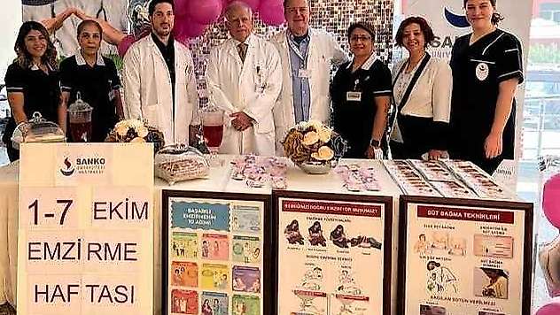 SANKO Üniversitesi Hastanesi'nde 'Emzirme Haftası' Etkinliği
