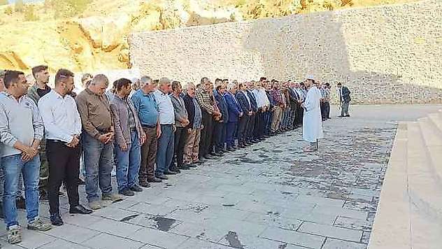 Çelikhan'da Filistinliler İçin Gıyabi Cenaze Namazı Kılındı