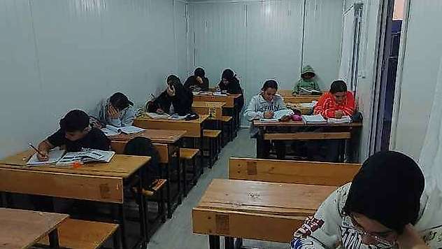 Konteyner Kentte Etüt Merkezi Açıldı