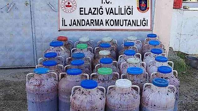 2 Ton 85 Litre Kaçak Şarap Ele Geçirildi