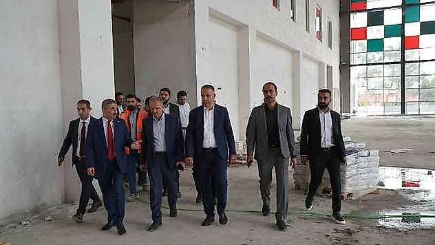 Milletvekili Alkayış, Hastane İnşaatında İncelemede Bulundu