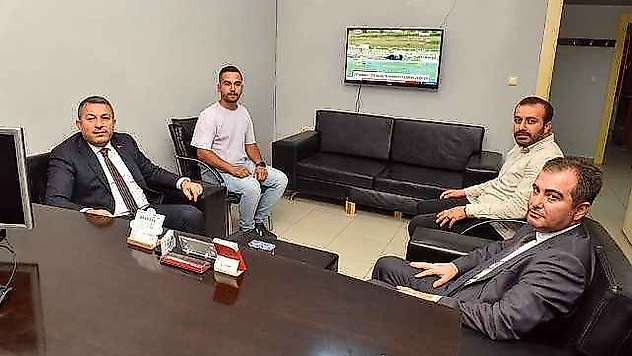 Vali Şahin'den İHA'ya ziyaret