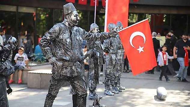 Gaziantep'te 29 Ekim Kutlamaları Başladı