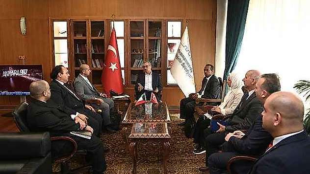 Başkan Güngör, Kuveyt Arap Ekonomik Kalkınma Fonu Heyetini Ağırladı