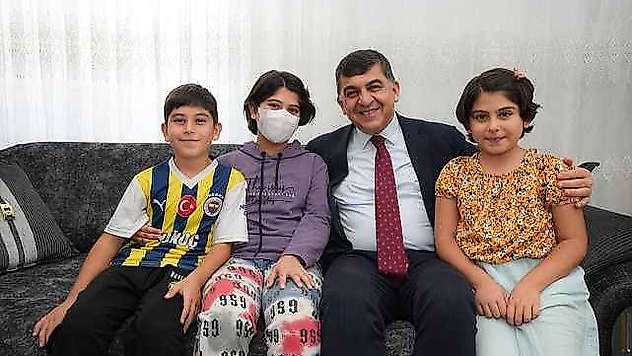 Başkan Fadıloğlu, lösemi hastası Hatice ile bir araya geldi