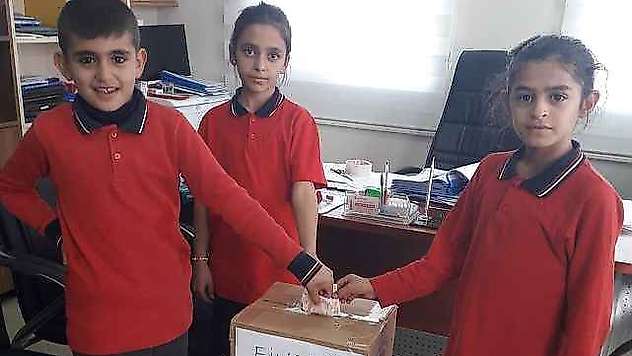 SMA Hastası Öğrenciden Filistin'e Anlamlı Destek