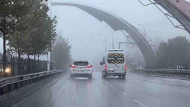 Gaziantep'te sağanak ve yoğun sis etkili oluyor