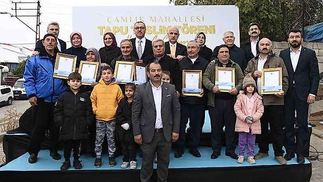 Çamlık Mahallesi'nin 40 Yıllık Tapu Sorunu Çözüldü
