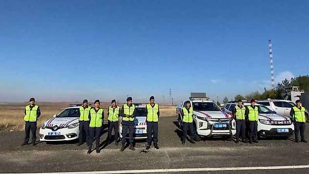 jandarma ekiplerinden dronlu denetim