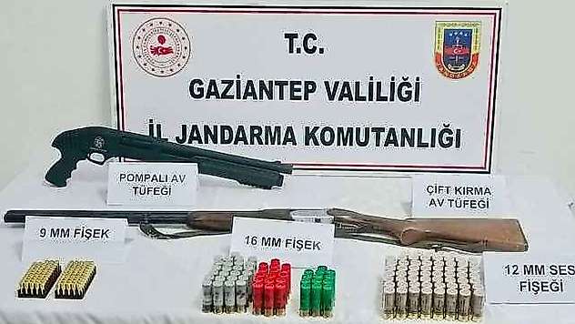 Gaziantep'te silah kaçakçılığı operasyonunda 9 kişi yakalandı