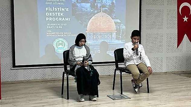 Gölbaşı'nda Filistin'e Destek Programı düzenlendi