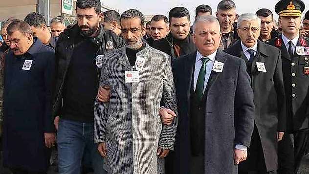 Kazada şehit olan uzman çavuş son yolculuğuna uğurlandı