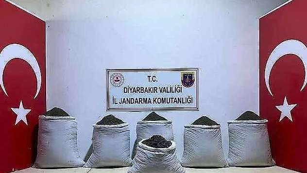 Diyarbakır'da 123 kilogram esrar ele geçirildi